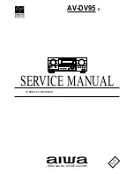 Preview for 1 page of Aiwa AV-DV95 Service Manual