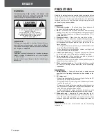 Preview for 2 page of Aiwa AV-NW50 Operating Instructions Manual