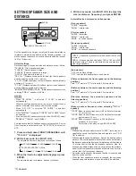 Preview for 16 page of Aiwa AV-NW50 Operating Instructions Manual