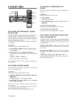 Preview for 18 page of Aiwa AV-NW50 Operating Instructions Manual