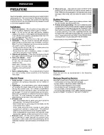 Предварительный просмотр 3 страницы Aiwa AV-X100 Operating Instructions Manual