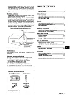 Предварительный просмотр 3 страницы Aiwa AV-X120 Operating Instructions Manual