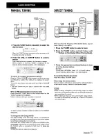 Предварительный просмотр 11 страницы Aiwa AV-X120 Operating Instructions Manual