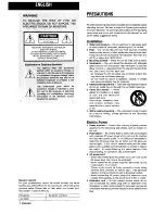 Предварительный просмотр 2 страницы Aiwa AV-X220 Operating Instructions Manual