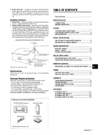 Предварительный просмотр 3 страницы Aiwa AV-X220 Operating Instructions Manual