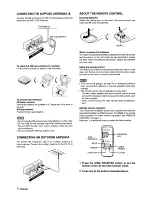 Предварительный просмотр 6 страницы Aiwa AV-X220 Operating Instructions Manual