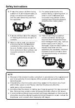 Предварительный просмотр 9 страницы Aiwa AW-LED50X8FL Operation Manual