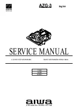 Предварительный просмотр 1 страницы Aiwa AZG-3 Service Manual