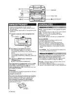 Preview for 18 page of Aiwa CA-D230 Operating Instructions Manual