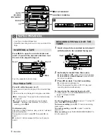 Preview for 8 page of Aiwa CA-DW248 Operating Instructions Manual