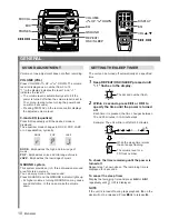 Preview for 10 page of Aiwa CA-DW248 Operating Instructions Manual