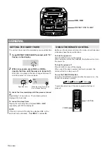 Preview for 8 page of Aiwa CA-DW257 EZS Operating Instructions Manual