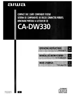 Preview for 1 page of Aiwa CA-DW330 Operating Instructions Manual