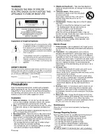 Preview for 2 page of Aiwa CA-DW330 Operating Instructions Manual