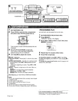 Preview for 4 page of Aiwa CA-DW330 Operating Instructions Manual