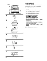 Preview for 22 page of Aiwa CA-DW420 U Operating Instructions Manual