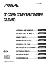 Aiwa CA-DW50 Operating Instructions Manual preview