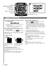 Preview for 6 page of Aiwa CA-DW50 Operating Instructions Manual