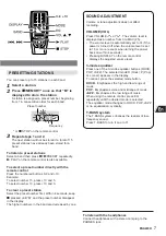 Preview for 7 page of Aiwa CA-DW50 Operating Instructions Manual