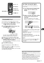 Preview for 9 page of Aiwa CA-DW50 Operating Instructions Manual