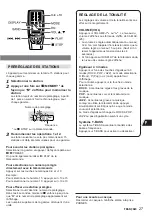 Preview for 27 page of Aiwa CA-DW50 Operating Instructions Manual