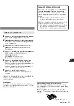 Preview for 31 page of Aiwa CA-DW50 Operating Instructions Manual