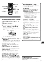 Preview for 47 page of Aiwa CA-DW50 Operating Instructions Manual