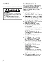 Preview for 62 page of Aiwa CA-DW50 Operating Instructions Manual