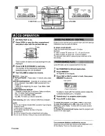 Preview for 4 page of Aiwa CA-DW530 Operating Instructions Manual