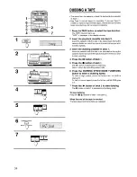 Preview for 34 page of Aiwa CA-DW570 Operating Instructions Manual