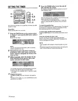 Preview for 14 page of Aiwa CA-DW630 Operating Instructions Manual