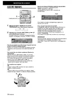 Preview for 38 page of Aiwa CA-DW630 Operating Instructions Manual