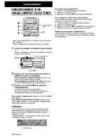 Preview for 44 page of Aiwa CA-DW630 Operating Instructions Manual