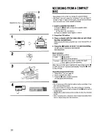 Preview for 30 page of Aiwa CA-DW680 Operating Instructions Manual