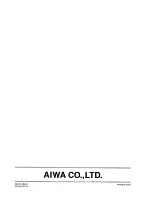 Preview for 44 page of Aiwa CA-DW680 Operating Instructions Manual