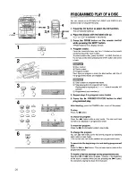 Preview for 22 page of Aiwa CA-DW735 Operating Instructions Manual