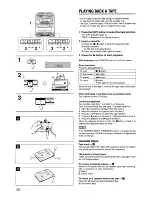 Preview for 28 page of Aiwa CA-DW735 Operating Instructions Manual