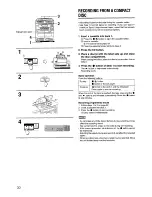 Preview for 30 page of Aiwa CA-DW735 Operating Instructions Manual