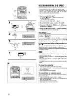 Preview for 32 page of Aiwa CA-DW735 Operating Instructions Manual