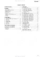 Preview for 3 page of Aiwa CA-V100 Service Manual