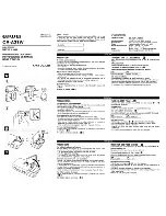 Aiwa CR-A31 Operating Instructions preview