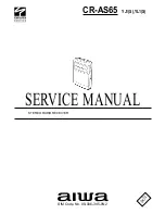 Aiwa CR-AS65 Service Manual предпросмотр