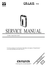 Предварительный просмотр 1 страницы Aiwa CR-LA15 YZ Service Manual