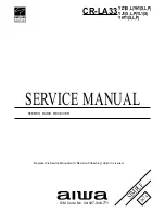 Aiwa CR-LA33 Service Manual предпросмотр