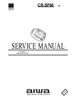 Aiwa CR-SP66 Service Manual preview