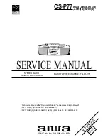 Aiwa CS-P77 Service Manual preview