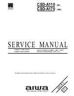 Preview for 1 page of Aiwa CSD-A110 Service Manual