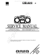 Aiwa CSD-A210 Service Manual preview