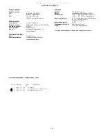 Предварительный просмотр 2 страницы Aiwa CSD-A210 Service Manual