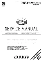 Aiwa CSD-ED27 Service Manual предпросмотр